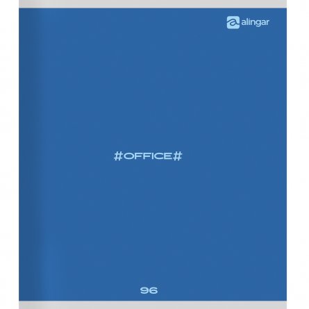 Тетрадь 96л., А5, линия, Alingar "Office line", скрепка, мелованный картон, блок офсет, 5 дизайнов в пленке т/у фото 3