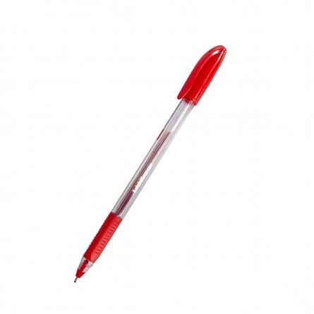 Ручка шариковая, автоматическая,  Erich Krause, "Ultra Glide Technology U-19" красная, 1,0 мм., тонированый корпус фото 2