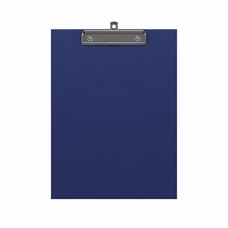Планшет с верхним зажимом ErichKrause, А4, 230х315х3 мм, бумвинил, 2000 мкм, "Standart" синий фото 1