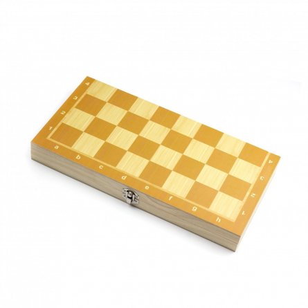 Набор 3 в 1, " Шахматы, шашки, нарды", деревянный, 34*17,5*4,5 см фото 4