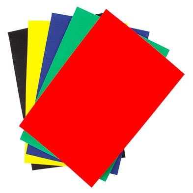 Бумага цветная Апплика, А4, бархатная, 5 листов, 5 цветов, картонная папка, "Любознательный малыш" фото 2