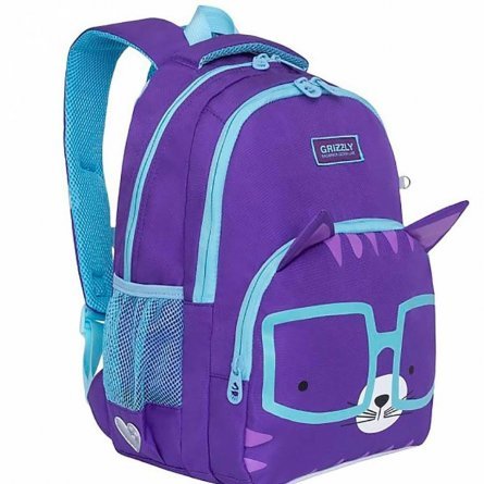 Рюкзак школьный Grizzly (/1 фиолетовый) фото 2