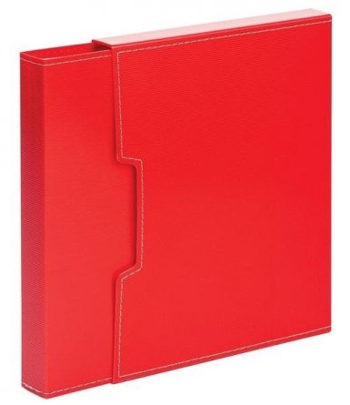 Папка-короб на 100 файлов А4, красный фото 1