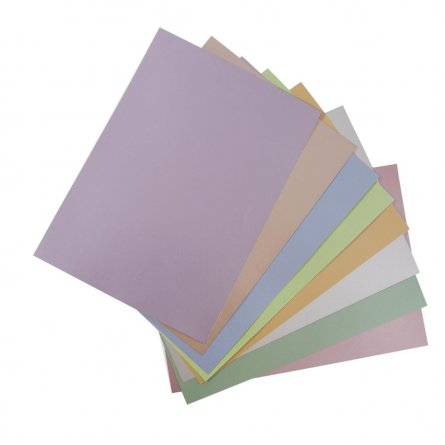 Картон цветной Апплика, А4, перламутровый, 8 листов, 8 цветов, картонная папка, "Волшебная страна" фото 2