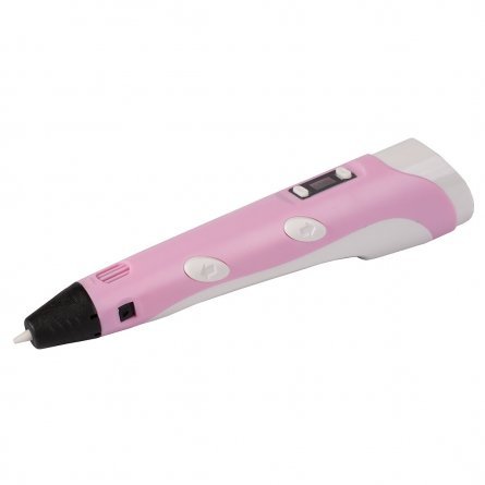 Ручка 3D Zoomi, ZM-053, пластик ABS/PLA -3 цвета, розовая, коврик, трафарет, подставка пластиковая под ручку, картонная упаковка фото 3