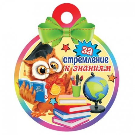 Медаль "За стремление к знаниям", 100 мм * 100 мм. фото 1
