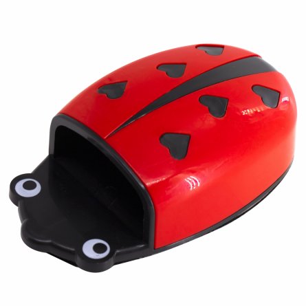 Магнитная подставка для маркерной доски фигурная, Alingar, 12 х 7 х 4 см, "Божья коровка", красный/черный, губка-стиратель, европодвес фото 2