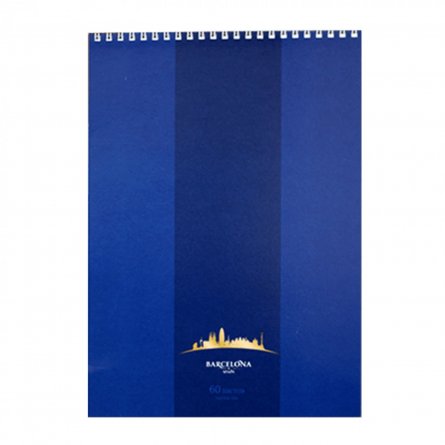 Блокнот А4 60л.Проф-Пресс, "Для конференций №3", ассорти на гребне,цвет.мелв. обл. блок-офсет фото 1