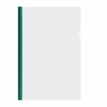 Папка-скоросшиватель с планкой Alingar, A4, 215х310 мм, 160 мкм. прозрачный, цвет планок ассорти фото 3
