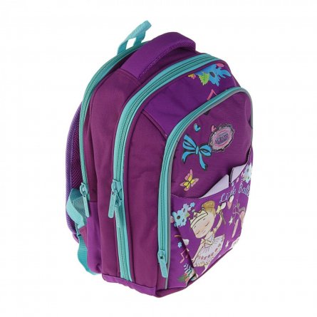 Рюкзак Across, школьный, фиолетовый, 38x27x16 см фото 2