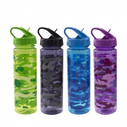 Бутылка для воды Alingar, спортивная, пластик, 620 мл, ассорти фото 1