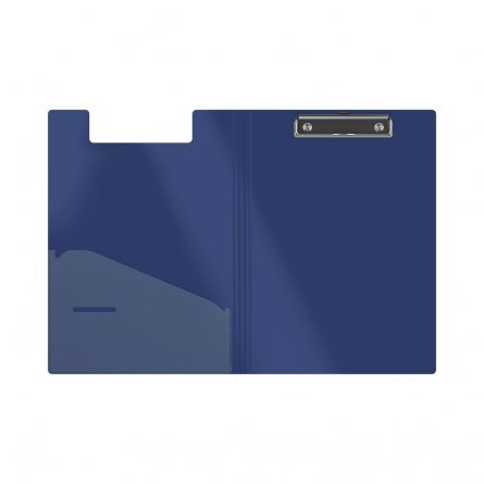Папка-планшет пластиковая ErichKrause A4, синий, "Megapolis" фото 3