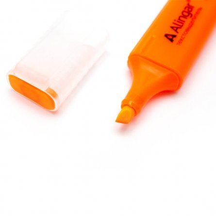 Текстовыделитель, оранжевый, Alingar, "Line-2" прямоугольный корпус, скошенный, 1-5 мм фото 3