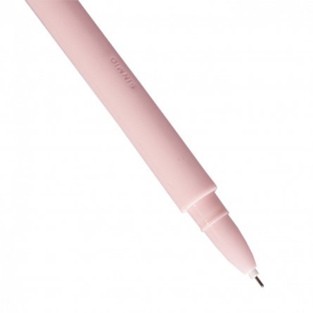 Ручка гелевая Alingar "Лама", 0,5 мм, синяя, игольчатый наконечник, круглый цветной soft корпус фото 3