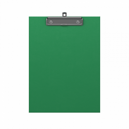 Планшет с верхним зажимом ErichKrause, А4, 230х315х3 мм, бумвинил, 2000 мкм, "Standart" зеленый фото 1