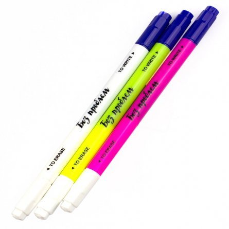 Ручка капилярная пиши-стирай Alingar, "Без проблем!", 0,8 мм, синяя, круглый, цветной, пластиковый корпус, картонная упаковка фото 3