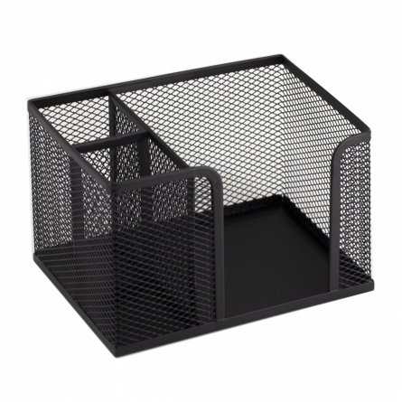 Подставка-органайзер д/канцтоваров, Alingar, металлическая, 14,5*10 *9,5 см, 3 отделения, черный фото 2