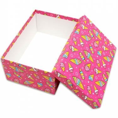Подарочная коробка Миленд, 13,5*8*5 см, "Мороженое", прямоугольная фото 1