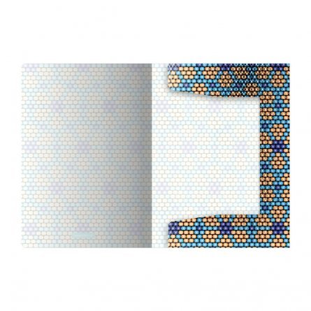 Папка на резинках Erich Krause, А4, 246х320 мм, 550 мкм, пластик, "Blue&Orange Beads" фото 3