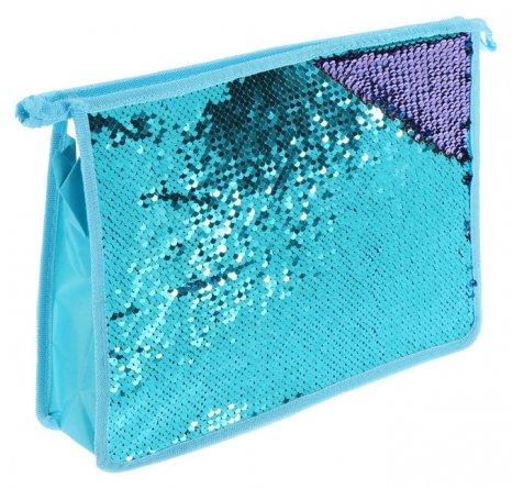 Набор канцелярии для девочки Alingar, "Blue", 35 предметов, папка с пайетками на молнии, т/у пленка фото 2