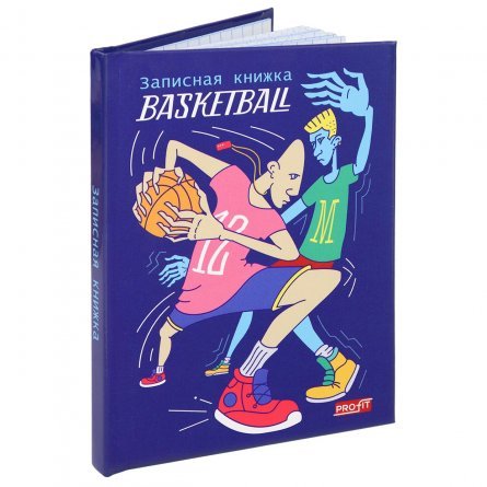 Записная книжка А7, Проф-Пресс, 7БЦ, глянцевая ламинация, 48 л, "Уличный баскетбол-1" фото 2
