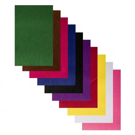 Материал для творчества фетр, Alingar, А4, 1 мм, 10 цветов, ассорти, упаковка полиэтилен фото 2