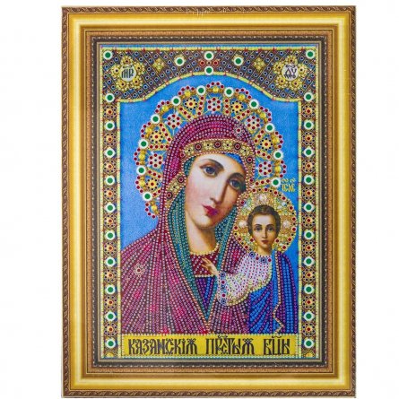 Алмазная мозаика TUKZAR, на подрамнике, с частичным заполнением, 30х40 см, "Икона" фото 1