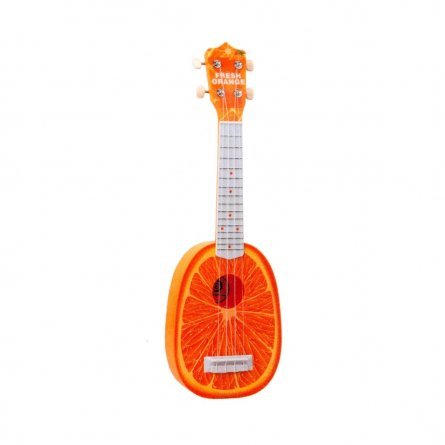 Гитара "Апельсин" пластиковая 57 см фото 2