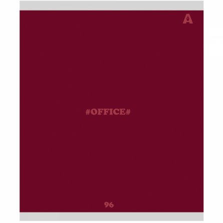 Тетрадь 96л., А5, линия, Alingar "Office line", скрепка, мелованный картон (стандарт), блок офсет, 5 дизайнов в пленке т/у фото 3