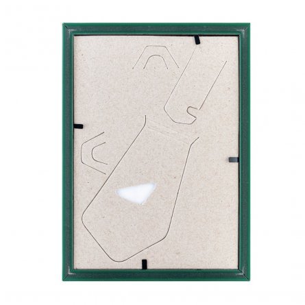Рамка пластиковая Interior Arte, 10x15 см, зеленый, пластик со стеклом фото 2
