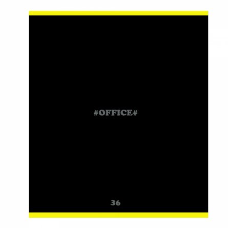 Тетрадь 36 л., А5, клетка, Alingar "Офис", скрепка, офсет,  мелованный картон (стандарт), 4 дизайна в пленке т/у фото 6