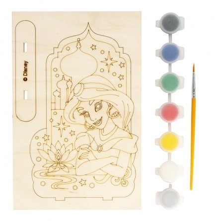 Набор для творчества роспись по дереву Lori, картонная упаковка, Disney. Игрушка-сувенир "Жасмин" фото 3