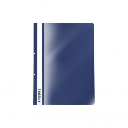 Папка-скоросшиватель ErichKrause "Fizzy Classic", с перфорацией A4, пластик 230х312 мм, 140 мкм, синий фото 3