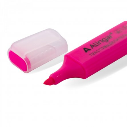 Набор текстовыделителей, 4 цвета, Alingar, "Line-2" прямоугольный корпус, скошенный, 1-5 мм, пластик. упаковка с кнопкой, европодвес фото 3