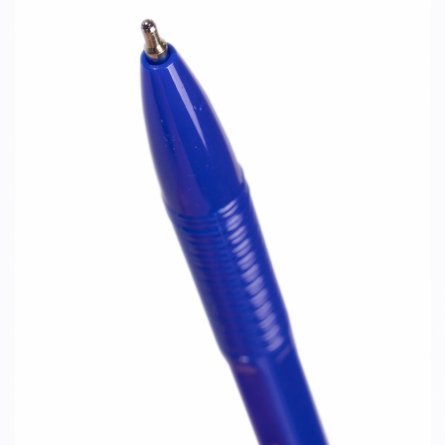 Ручка шариковая Alingar на масляной основе "Vectro", 1 мм, синяя, пулевидный наконечник, грип, шестигранный, синий, пластиковый корпус фото 3