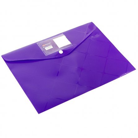 Папка-конверт на кнопке Sahand, A4, 240х330 мм, 160 мкм, карман для ручки и визитки, ассорти, матовая, с глянцевым рисунком, "Diamond" фото 7