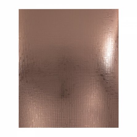 Тетрадь 48л., А5, клетка, Alingar "Gold  metallic", скрепка, дизайнерский картон, тиснение "лён", блок офсет, 100% белизна фото 1