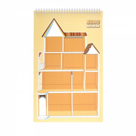 Наклейки для творчества - антистресс блокнот, 240*185 мм, "Capybara party", 3D стикеры, 6 комнат, в комплекте пинцет, пакет с европодвесом фото 9