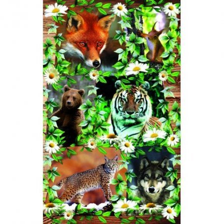 Наклейки Квадра, "Лесные животные" А6 фото 1