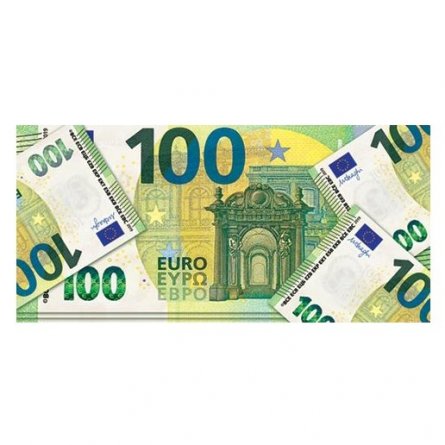 Конверт для денег Мир открыток,"100 евро", 200х232 мм, блестки фото 1