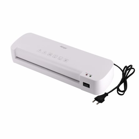 Ламинатор для дома и офиса А4 Alingar, белый, толщина пленки 70 -125 мкм, скорость 260 мм/мин, свет. индикация, разогрев 3-4 мин, 3 шт пленки в наборе фото 2