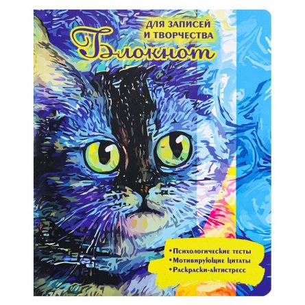 Блокнот А5, КБС, Проф-Пресс, ламинированный картон, матовая ламинация, 72л., без линовки, "Funny book. Импрессионизм-2" фото 1