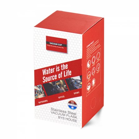 Термокружка Alingar, 500 мл, пищевой пластик, нерж. сталь 304 марки, силиконовая манжета, крышка с фиксатором, силиконовый уплотнитель, черная фото 3