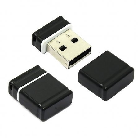 Кар.пам.USB 2.0, 16 Gb QUMO Nano Black фото 1