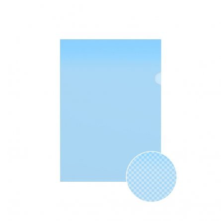 Папка-уголок ErichKrause, A4, 220х310 мм, 160 мкм, пластик,синяя "Glossy Classic" фото 2