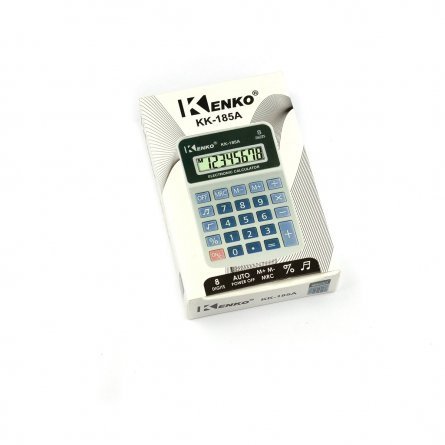 Калькулятор Alingar 8 разрядов, 117*75*10 мм, серый, "KK-185A" фото 2
