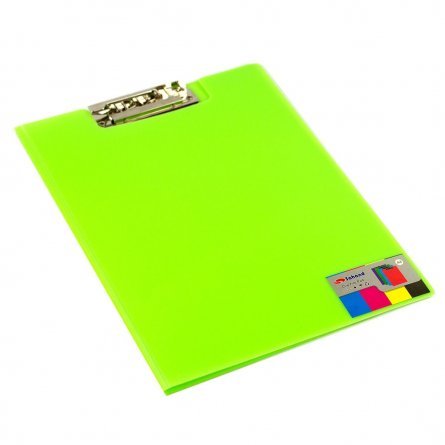 Папка-планшет пластиковая с металлическим прижимом "Ice", матовая, 900 мкм, внутренний уголок,А4 240*320*13, цвета ассорти фото 6