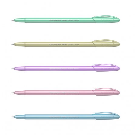 Ручка шариковая Erich Krause "Neo Stick Pastel", 0,7 мм, синий, игольчатый наконечник,  цветной пластиковый корпус, тубус фото 2