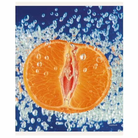 Тетрадь 80л., А5, линия, Канц-Эксмо "Juicy fruits", скрепка, мелованный картон фото 4