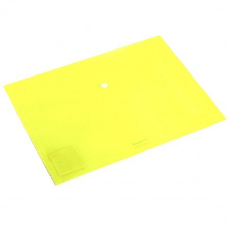 Папка-конверт на кнопке Sahand, A4, 235х330 мм, 160 мкм, ассорти, неон, "Neon" фото 7